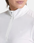 Adaptive 1/2 Zip in Striker White - Midlayer - Gym+Coffee IE