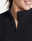 Adaptive Zip in Jet Black - Midlayer - Gym+Coffee IE