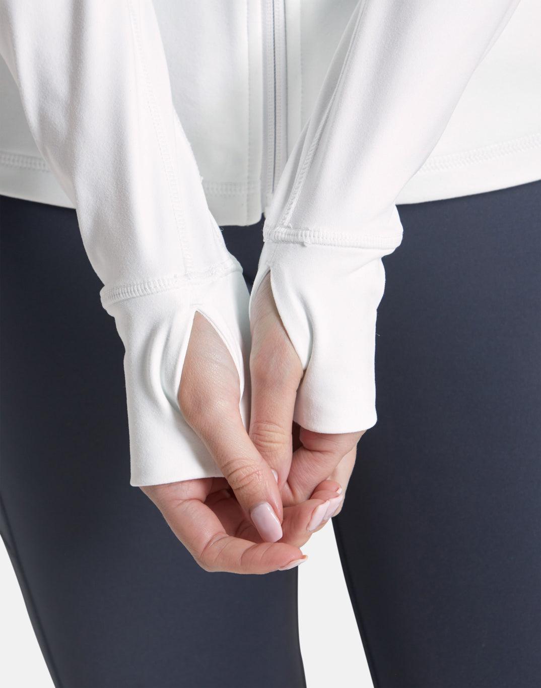 Adaptive Zip in Striker White - Midlayer - Gym+Coffee IE