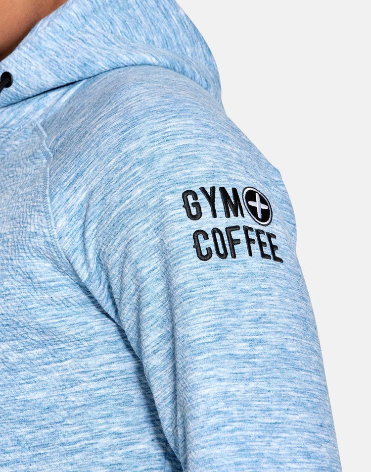 Blue Fleck Hoodie - Hoodies - Gym+Coffee