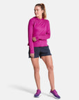 Celero Hooded Long Sleeve in Party Plum - Midlayer - Gym+Coffee IE