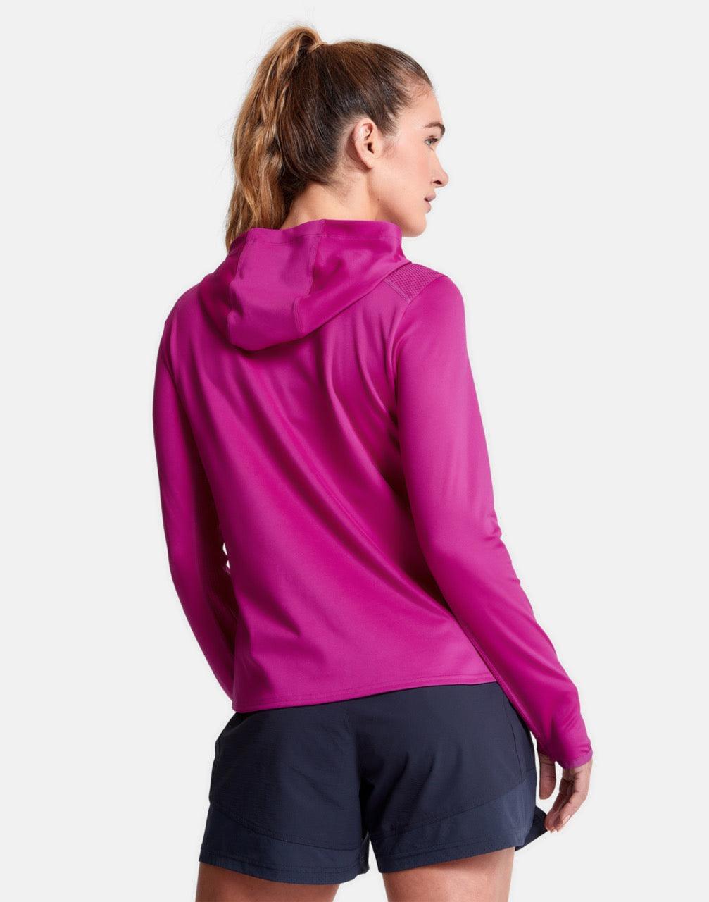 Celero Hooded Long Sleeve in Party Plum - Midlayer - Gym+Coffee IE