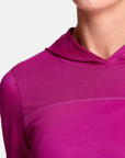 Celero Hooded Long Sleeve in Party Plum - Midlayer - Gym+Coffee IE