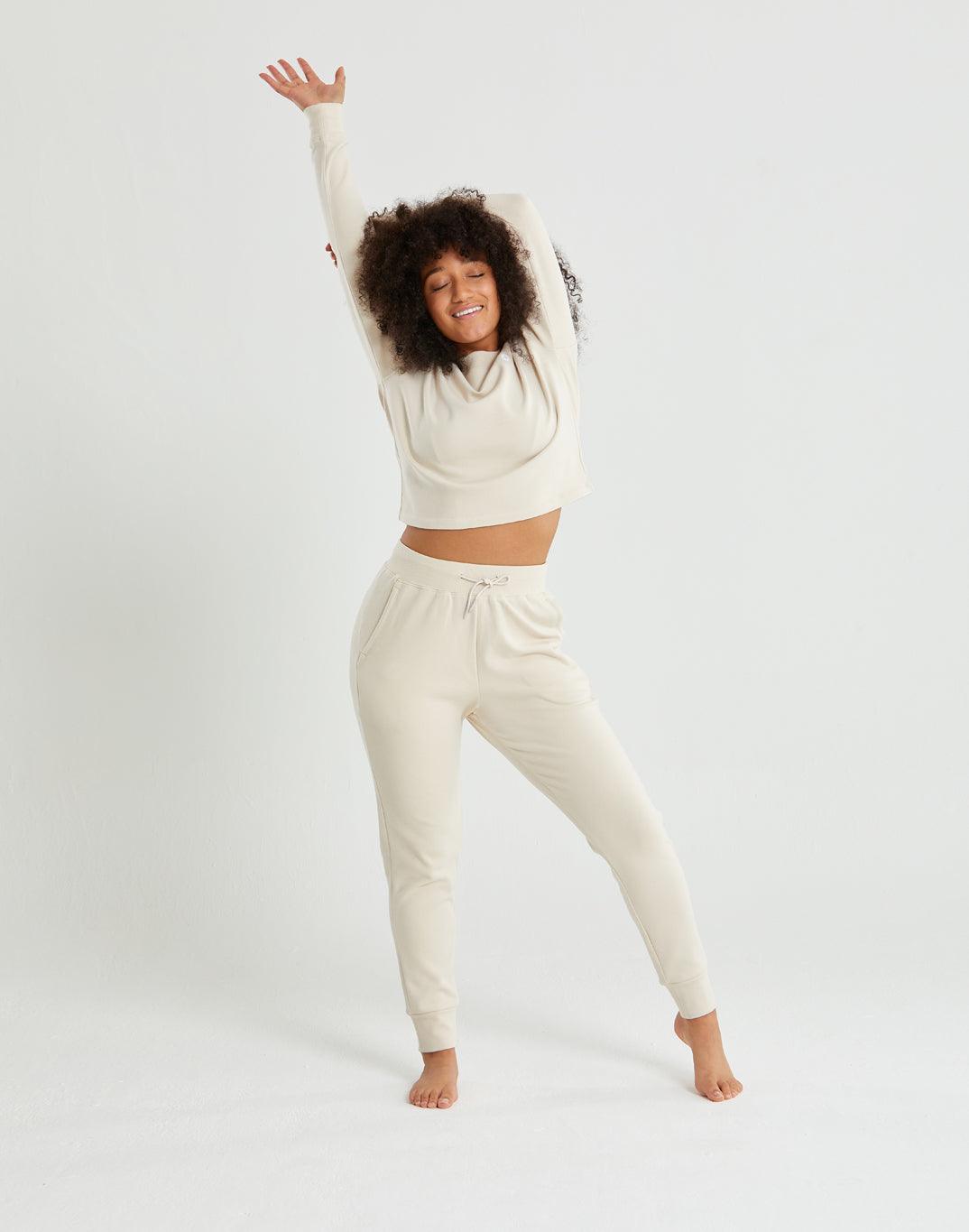 Chill Track Jogger in Alabaster - Joggers - Gym+Coffee IE