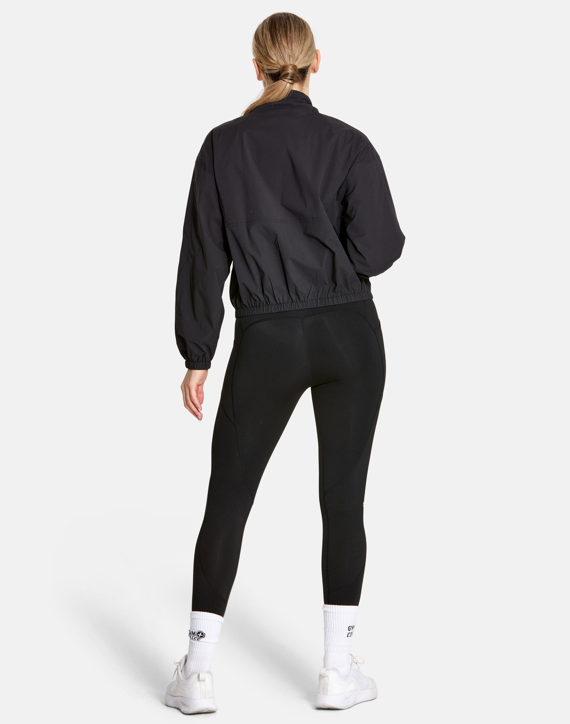 Club Run Half Zip Jacket in Black - Outerwear - Gym+Coffee IE