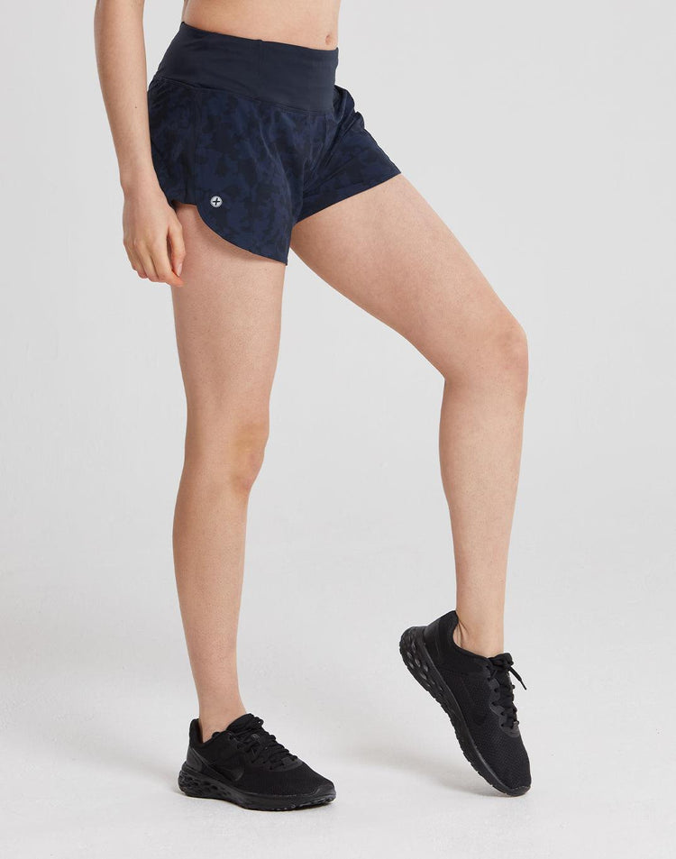 Contender 4" Shorts in Obsidian Camo Print - Shorts - Gym+Coffee