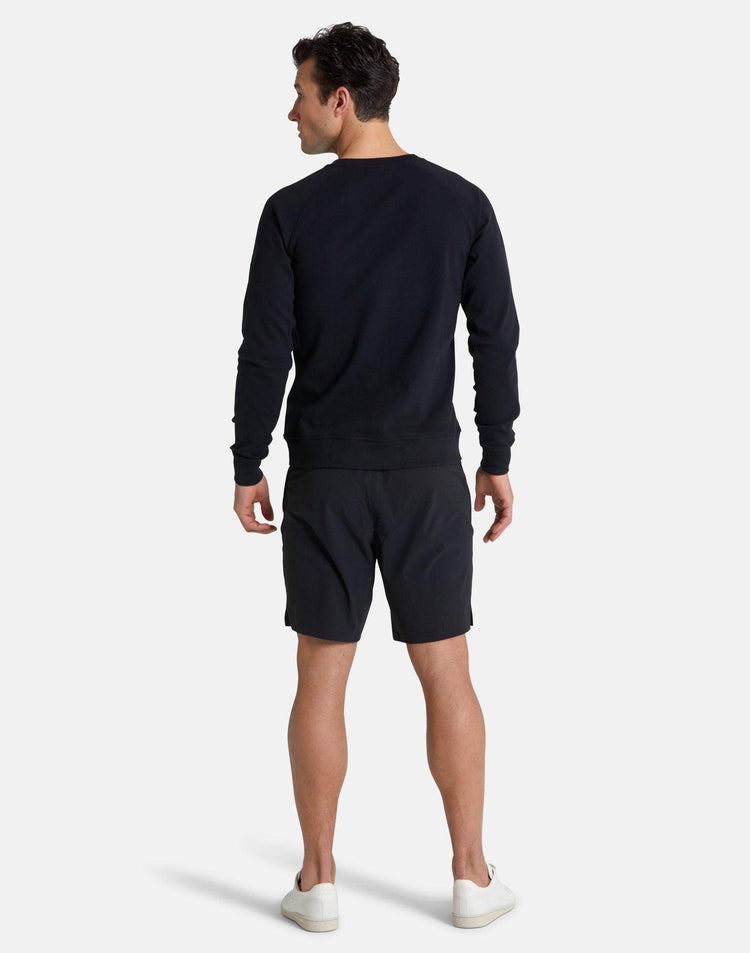 Essential Crew in Black - Sweatshirts - Gym+Coffee