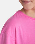 Essential Crop Tee In Empower Pink - T-Shirts - Gym+Coffee IE