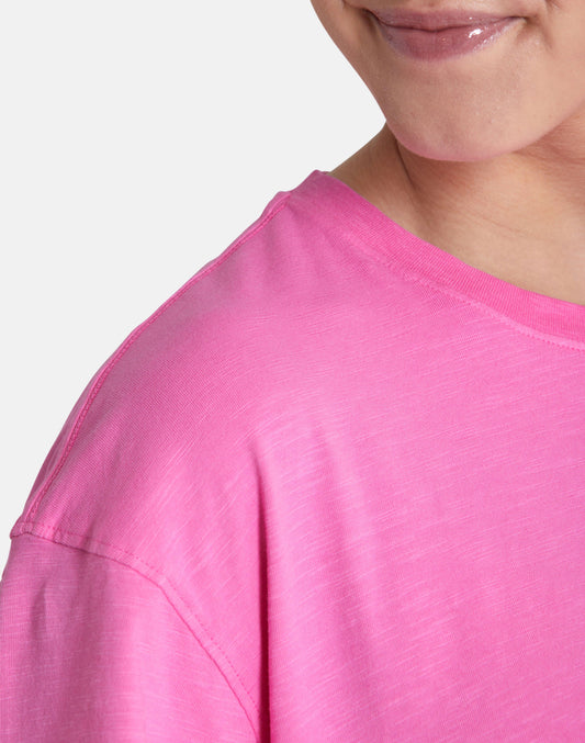 Essential Crop Tee in Empower Pink - T-Shirts - Gym+Coffee