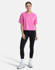 Essential Crop Tee In Empower Pink - T-Shirts - Gym+Coffee IE