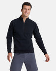 Chill Half Zip in Black - Sweatshirts - Gym+Coffee IE