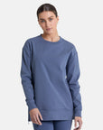 Chill Longline Crew in Thunder Blue - Sweatshirts - Gym+Coffee IE