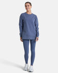 Chill Longline Crew in Thunder Blue - Sweatshirts - Gym+Coffee IE