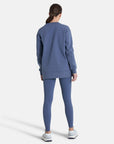 Chill Longline Crew in Thunder Blue - Sweatshirts - Gym+Coffee IE