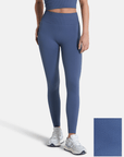 Lotus Chevron Legging in Thunder Blue - Leggings - Gym+Coffee IE