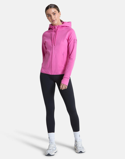Chill Zip Hoodie In Empower Pink - Hoodies - Gym+Coffee IE