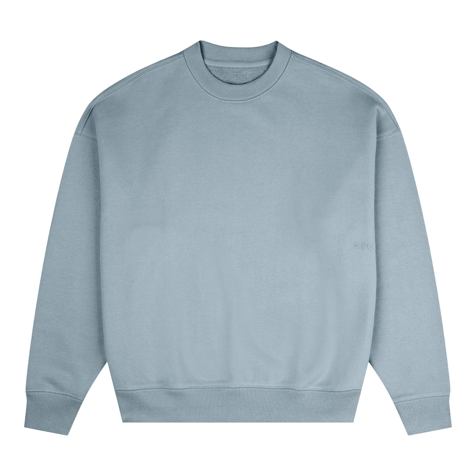 The Oversized Crew in Chalk Blue - Sweatshirts - Gym+Coffee IE