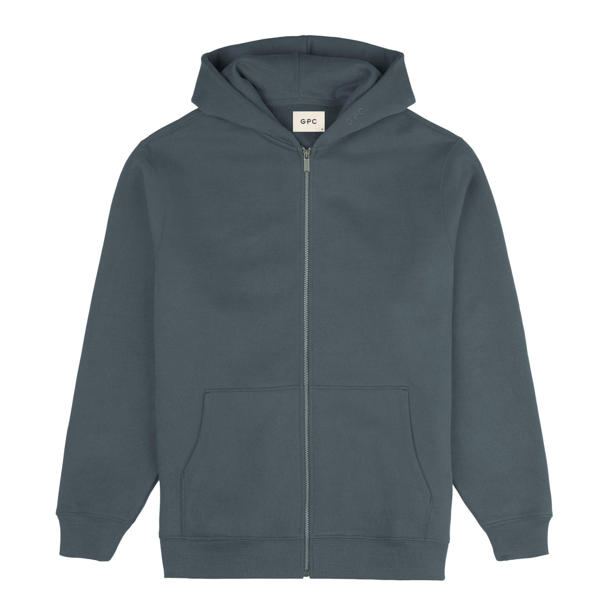 The Oversized Zip Hoodie in Slate Grey - Hoodies - Gym+Coffee IE