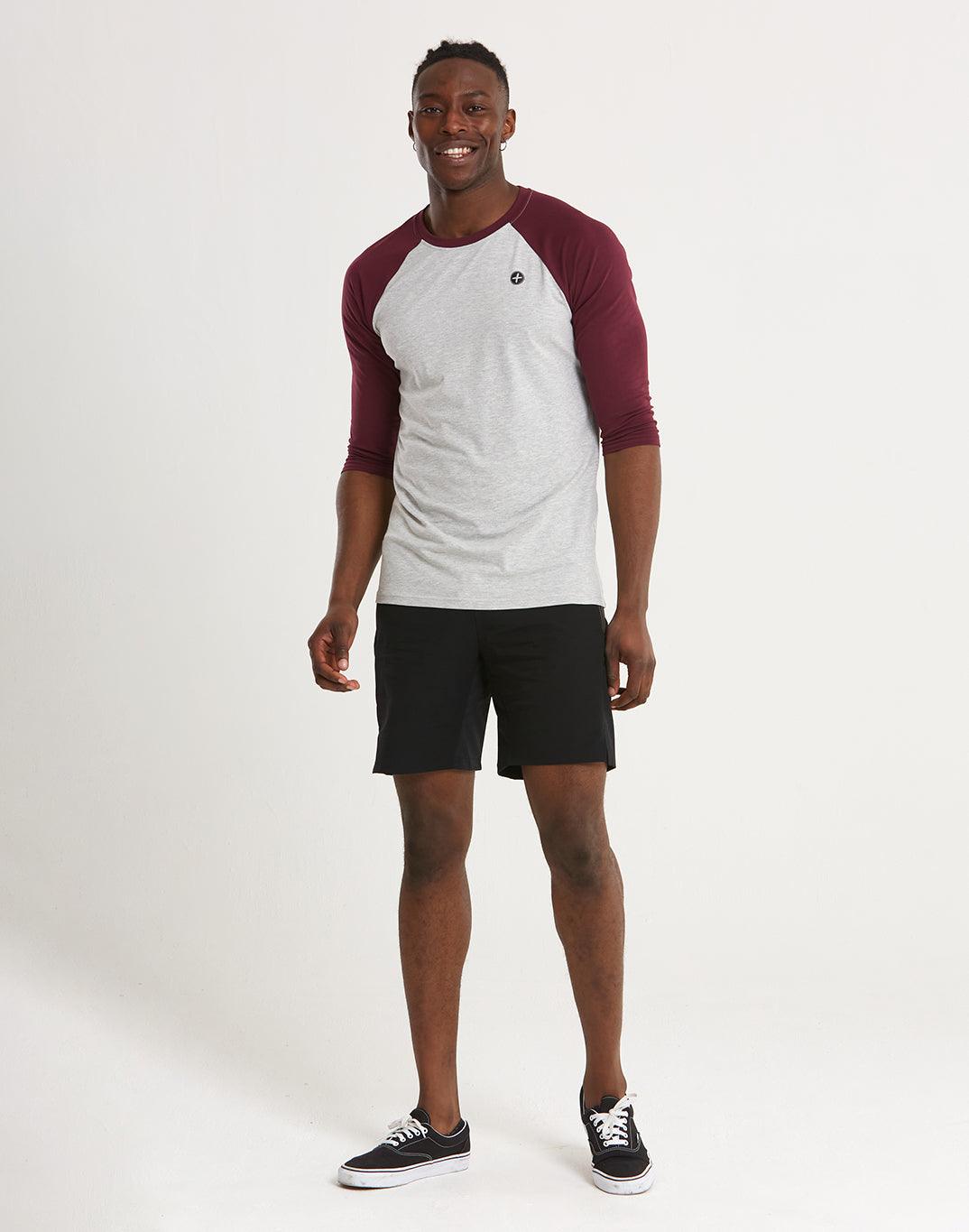 Home Run Tee in Rosewood Marl - T-Shirts - Gym+Coffee IE