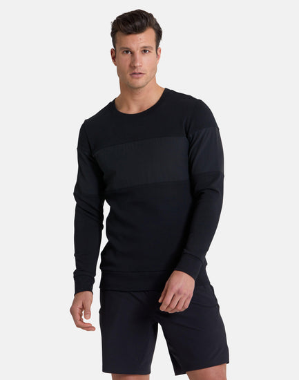 Horizon Crew in Black - Sweatshirts - Gym+Coffee