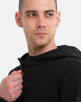 Horizon Half Zip Hoodie in Black - Hoodies - Gym+Coffee IE