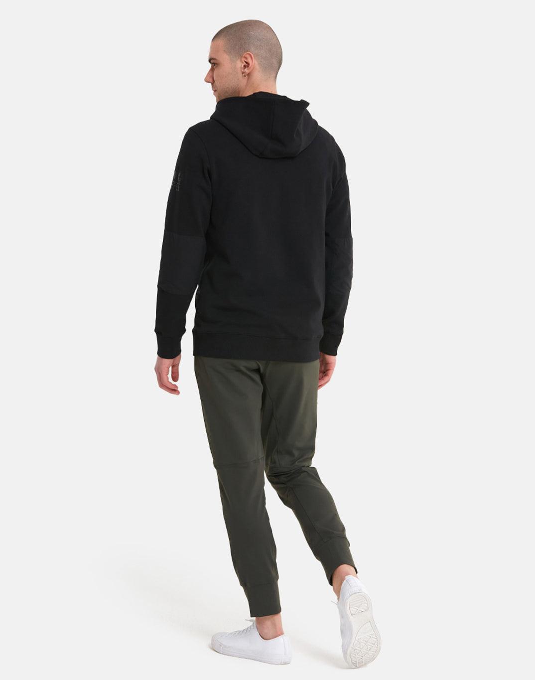 Horizon Half Zip Hoodie in Black - Hoodies - Gym+Coffee IE