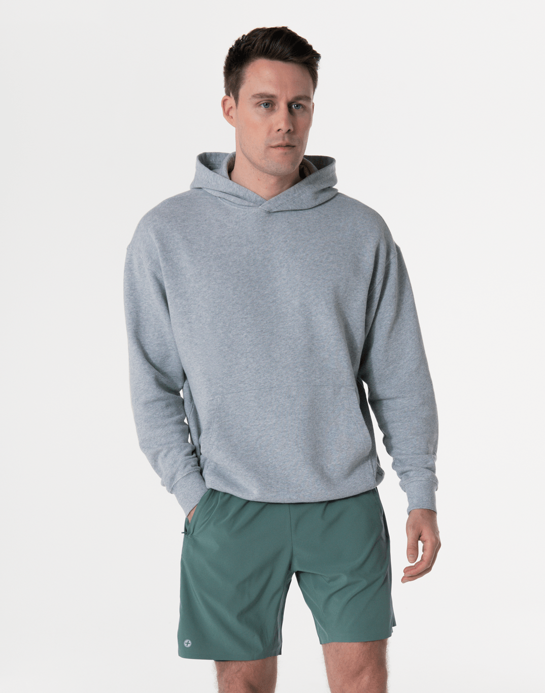 Kinney Hoodie in Grey Marl - Hoodies - Gym+Coffee IE