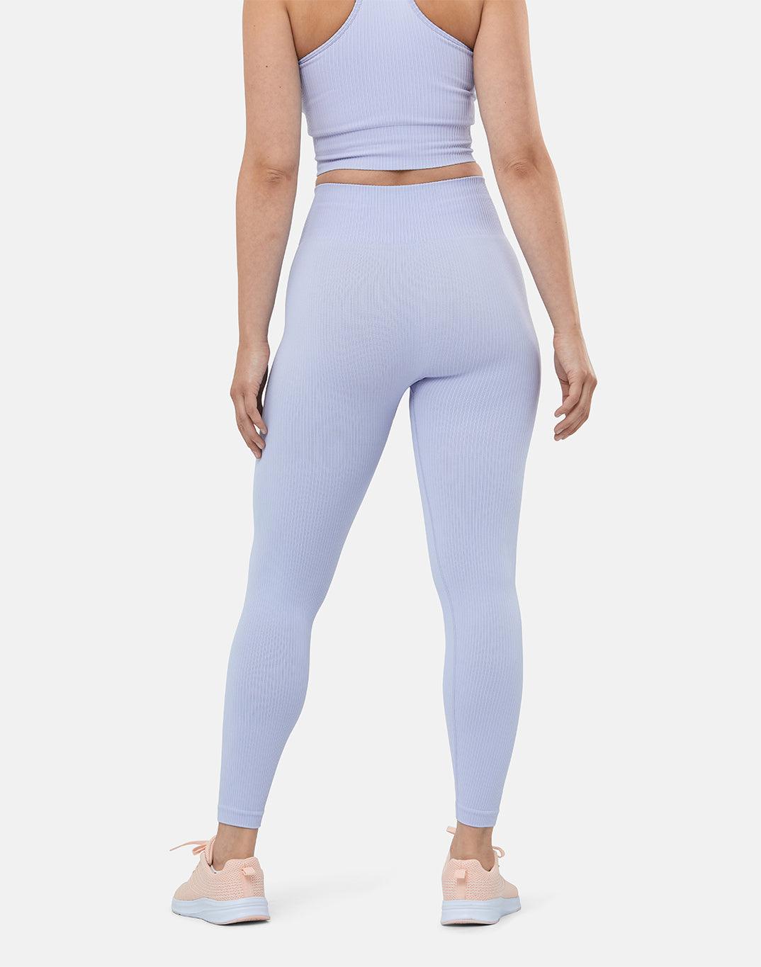 Lotus Rib Knit Legging in Lilac - Leggings - Gym+Coffee IE