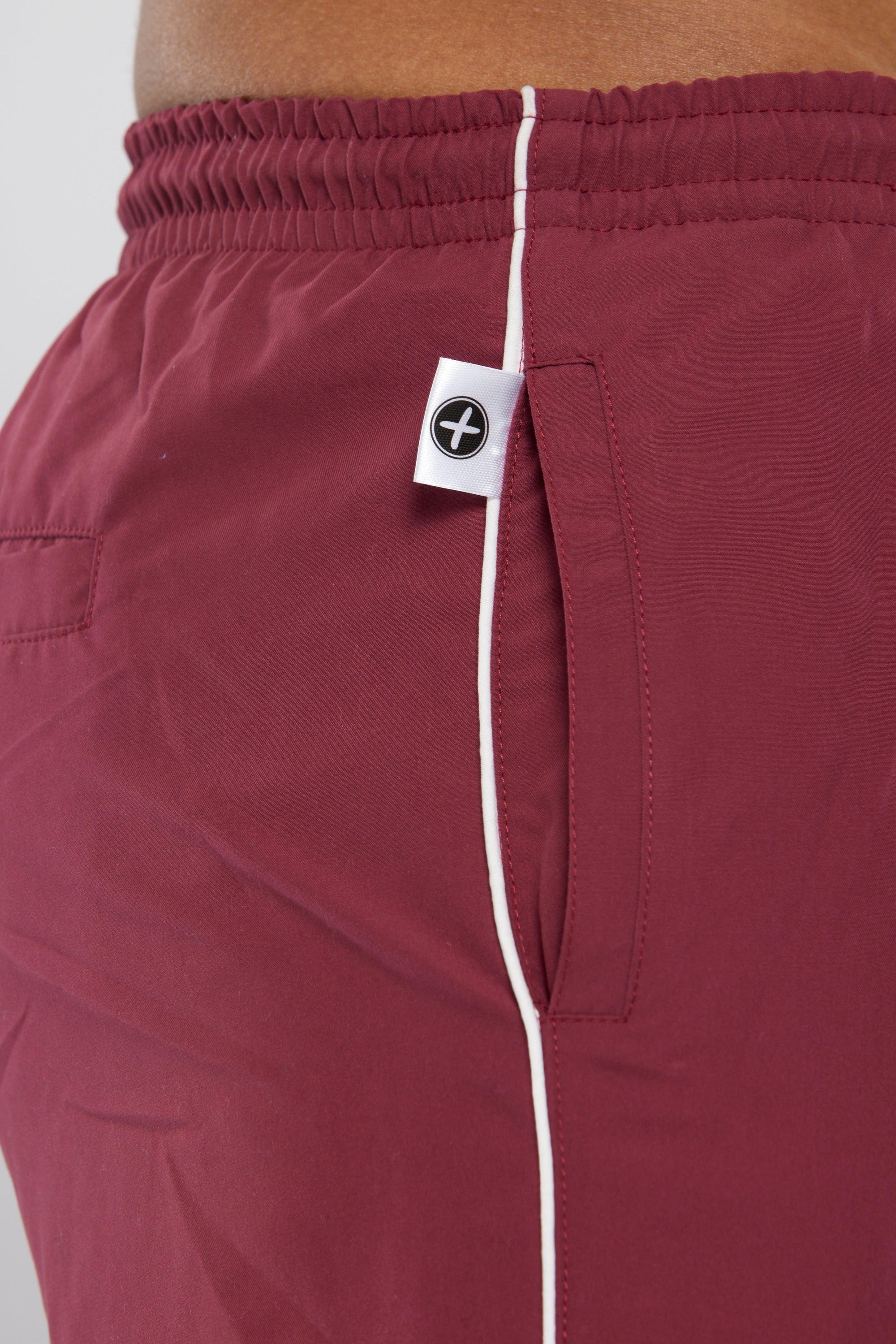 Maverick Swim Shorts in Maroon - Shorts - Gym+Coffee IE