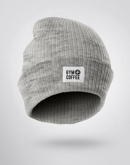 Melange Grey Beanie - Beanies - Gym+Coffee