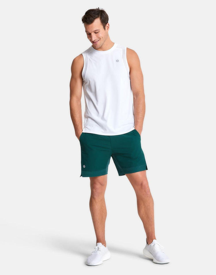Men's Celero Vest in Striker White - Tanks - Gym+Coffee