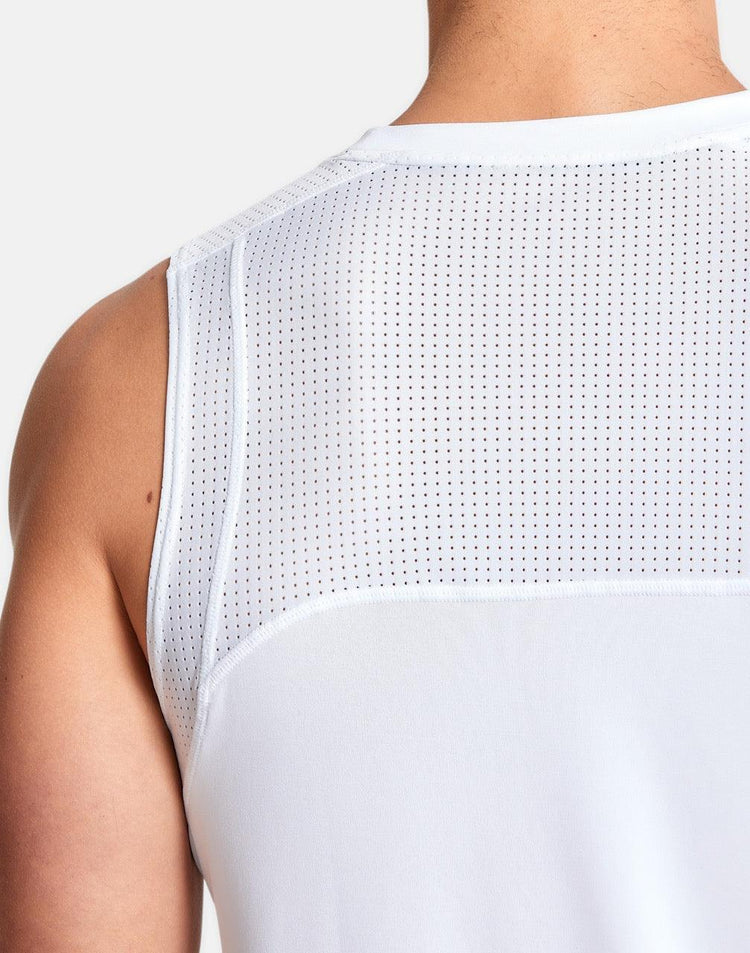 Men's Celero Vest in Striker White - Tanks - Gym+Coffee IE