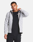 Mens Grey Fleck Hoodie - Hoodies - Gym+Coffee IE