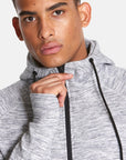 Mens Grey Fleck Hoodie - Hoodies - Gym+Coffee IE