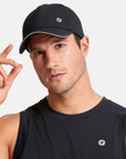 Mesh Rec Running Cap in Jet Black - Headwear - Gym+Coffee IE