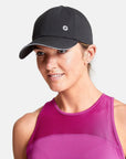 Mesh Rec Running Cap in Jet Black - Headwear - Gym+Coffee IE