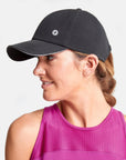 Mesh Rec Running Cap in Jet Black - Headwear - Gym+Coffee IE