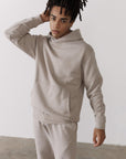 The Oversized Pullover Hoodie in Ashwood - Hoodies - Gym+Coffee IE