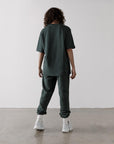 The Oversized Tee in Earth Green - T-Shirts - Gym+Coffee IE