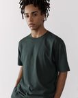 The Oversized Tee in Earth Green - T-Shirts - Gym+Coffee IE