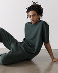 The Oversized Tee in Earth Green - T-Shirts - Gym+Coffee IE