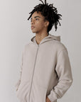 The Oversized Zip Hoodie in Ashwood - Hoodies - Gym+Coffee IE