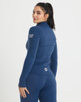 Upside Zip 2.0 in Petrol Blue - Midlayer - Gym+Coffee IE