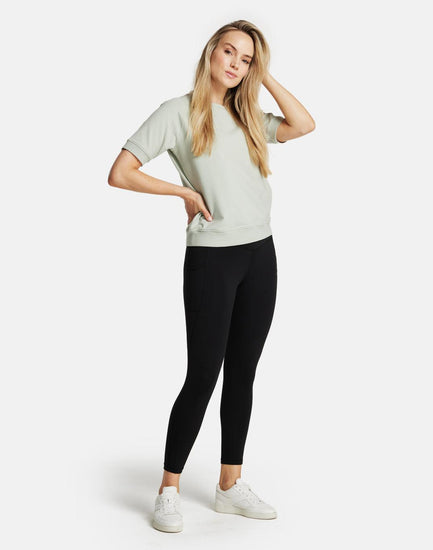 Varsity Sweat Crew in Light Slate - Sweatshirts - Gym+Coffee