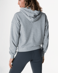 Venice Zip Hoodie in Grey Marl - Hoodies - Gym+Coffee IE